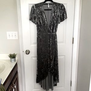 Xhilaration velvet wrap dress
